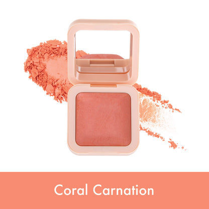 Glow milk powder matte blush coral carnation