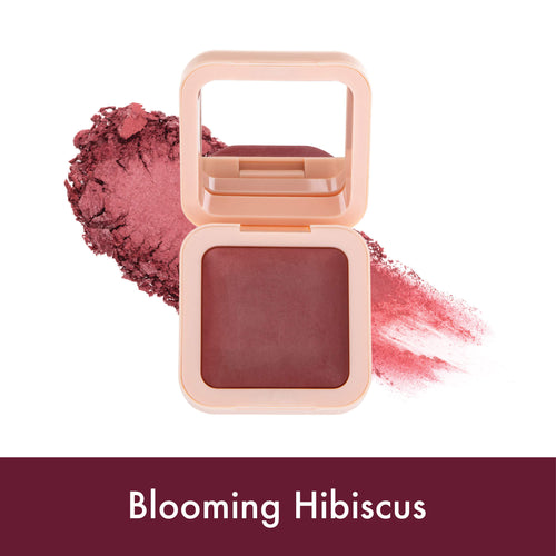 Glow milk powder matte blush blooming hibiscus