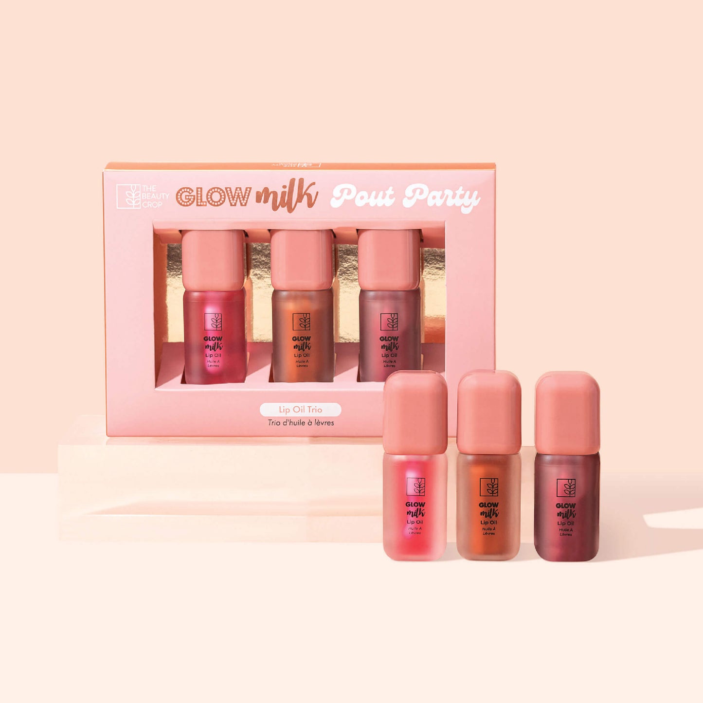 Glow Milk Lip Oil - Set of 3