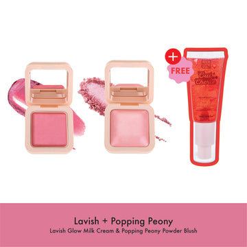 Lavish Cream & Popping Peony Powder Blush + Oui Cherie Primer
