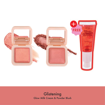 Glistening Cream & Powder Blush + Oui Cherie Primer