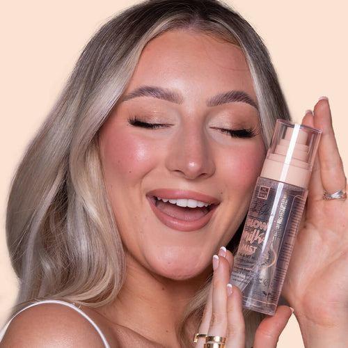 Shake well before each use. Hold bottle eight to twelve inches away from face and mist directly onto skin, avoiding the eye area. Mist over makeup to set and seal. Pro Amelia tip: Spray between makeup applications and layer between cream and powder products for the most flawless long lasting makeup.