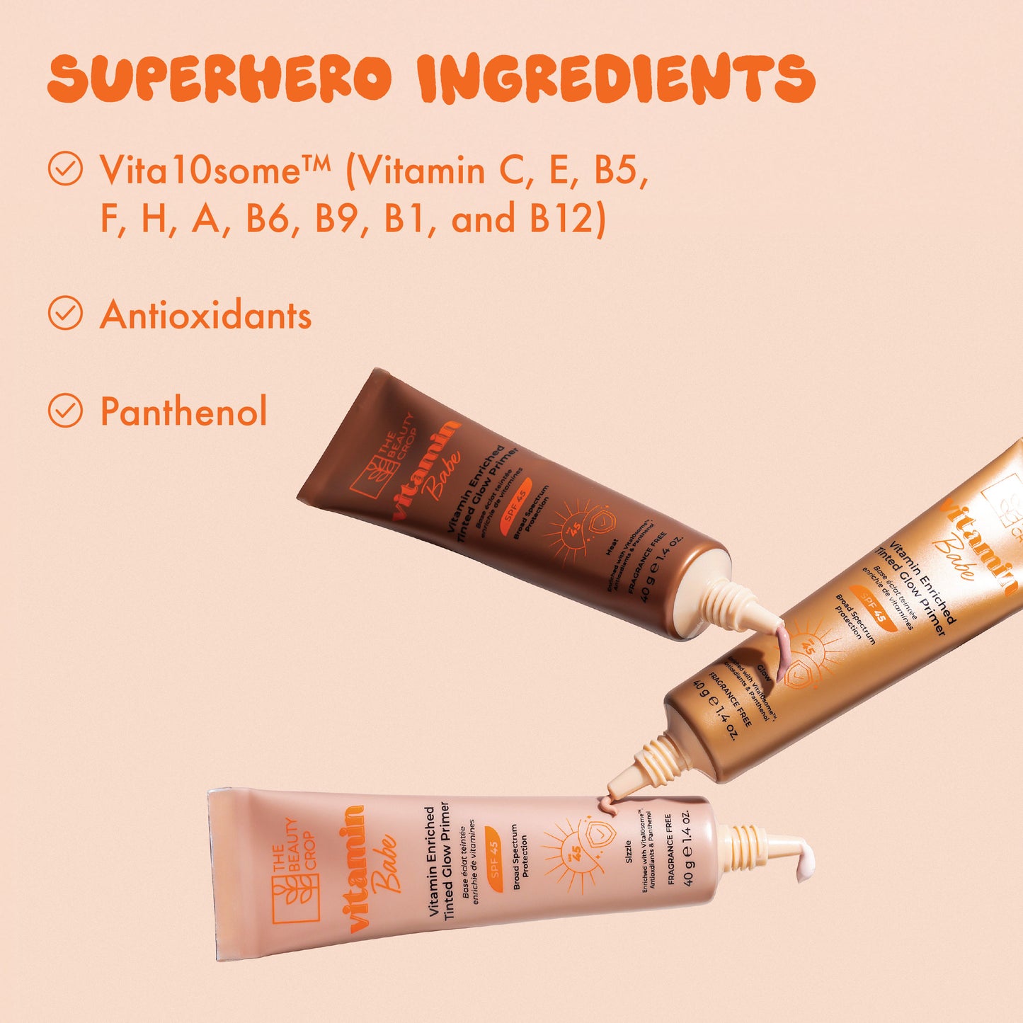 Vitamin Babe SPF 45 Tinted Glow Primer