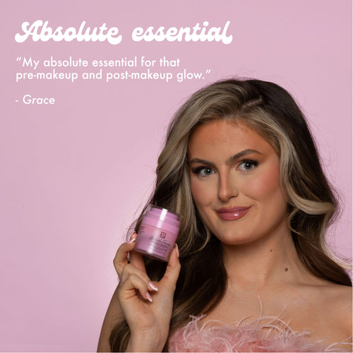 Absolute essential
"My absolute essential for that pre-makeup and post-makeup glow."
- Grace