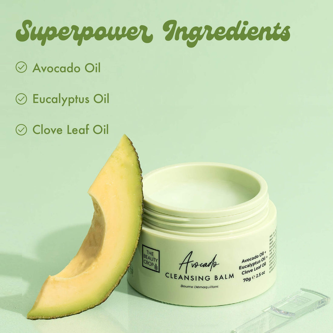 Superpower Ingredients: Avocado Oil, Eucalyptus Oil, Clove Leaf Oil