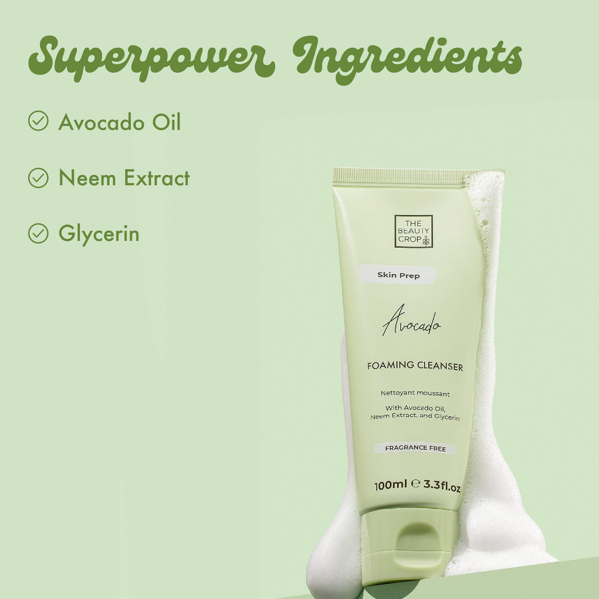 Superpower Ingredients: Avocado Oil, Neem Extract, Glycerin