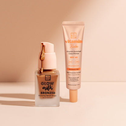 Bronzed Glow Bundle: SPF 45 & Glow Milk Bronzed