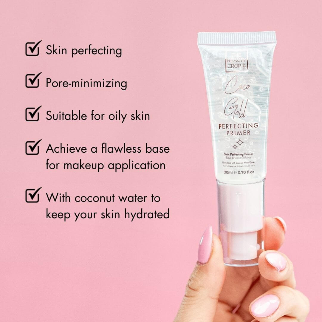 skin perfecting, pore-minimizing, suitable for oily skin, achieve a flawless base for makeup application, with coconut water to keep your skin hydrated