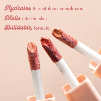 Convenient doe-foot applicator
Melts into the skin
Buildable formula
