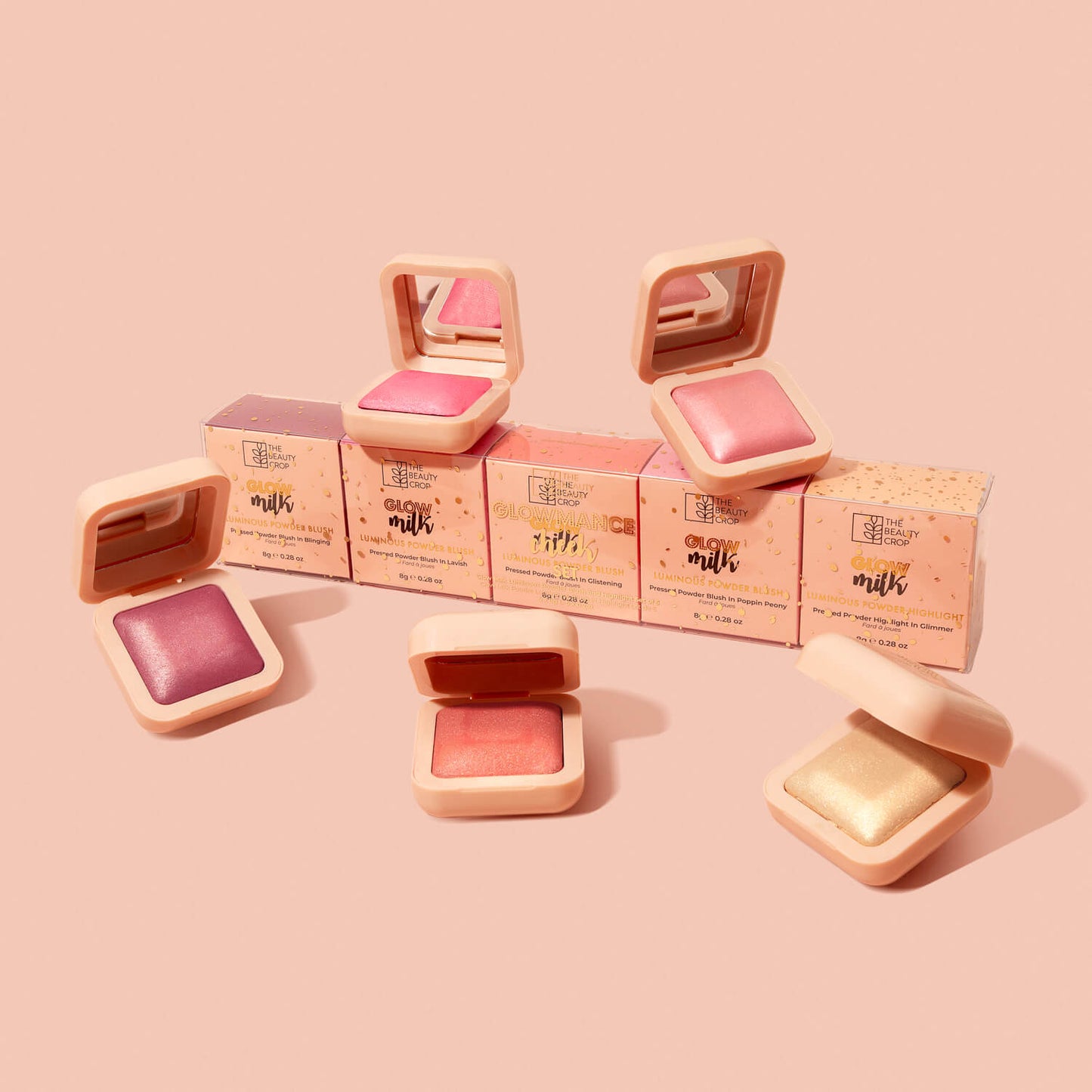 Glow Milk Luminous Powder Blush - Set of 5