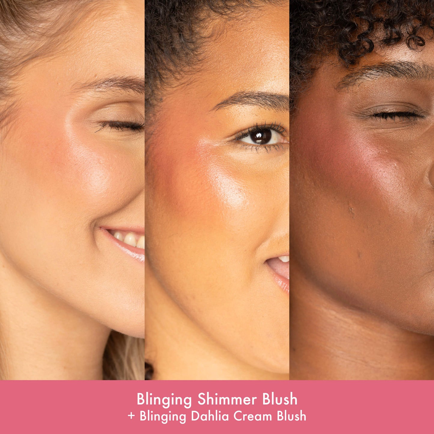 Blinging Shimmer Blush + Blinging Dahlia Cream Blush
