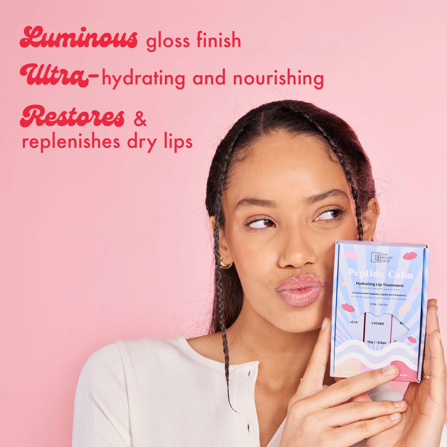 Ultra-hydrating and nourishing Restores & replenishes dry lips Luminous gloss finish