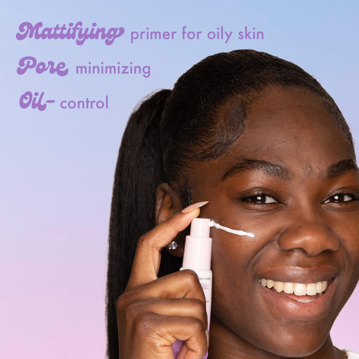 Mattifying primer for oily skin, Pore minimizing, Oil-control