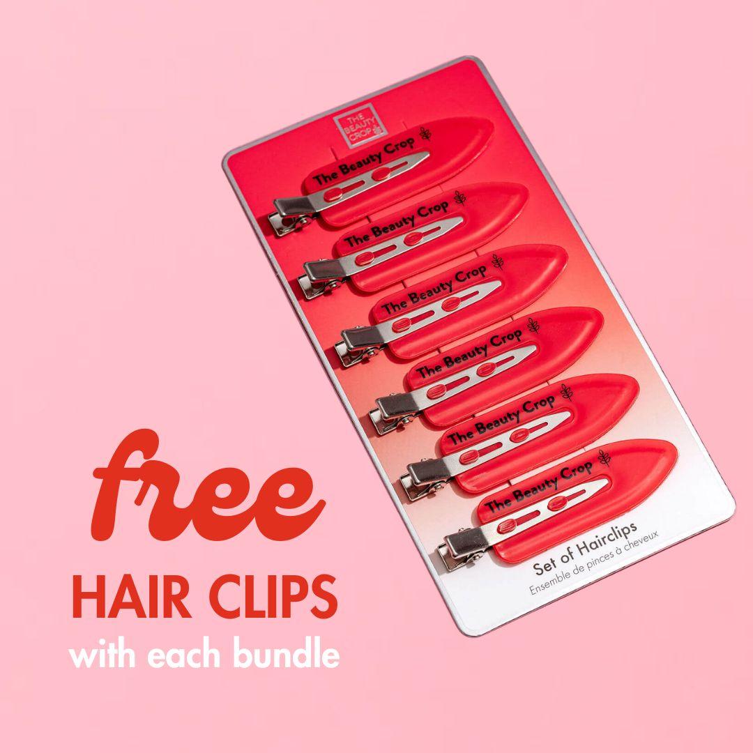 free hair clips with each bundle